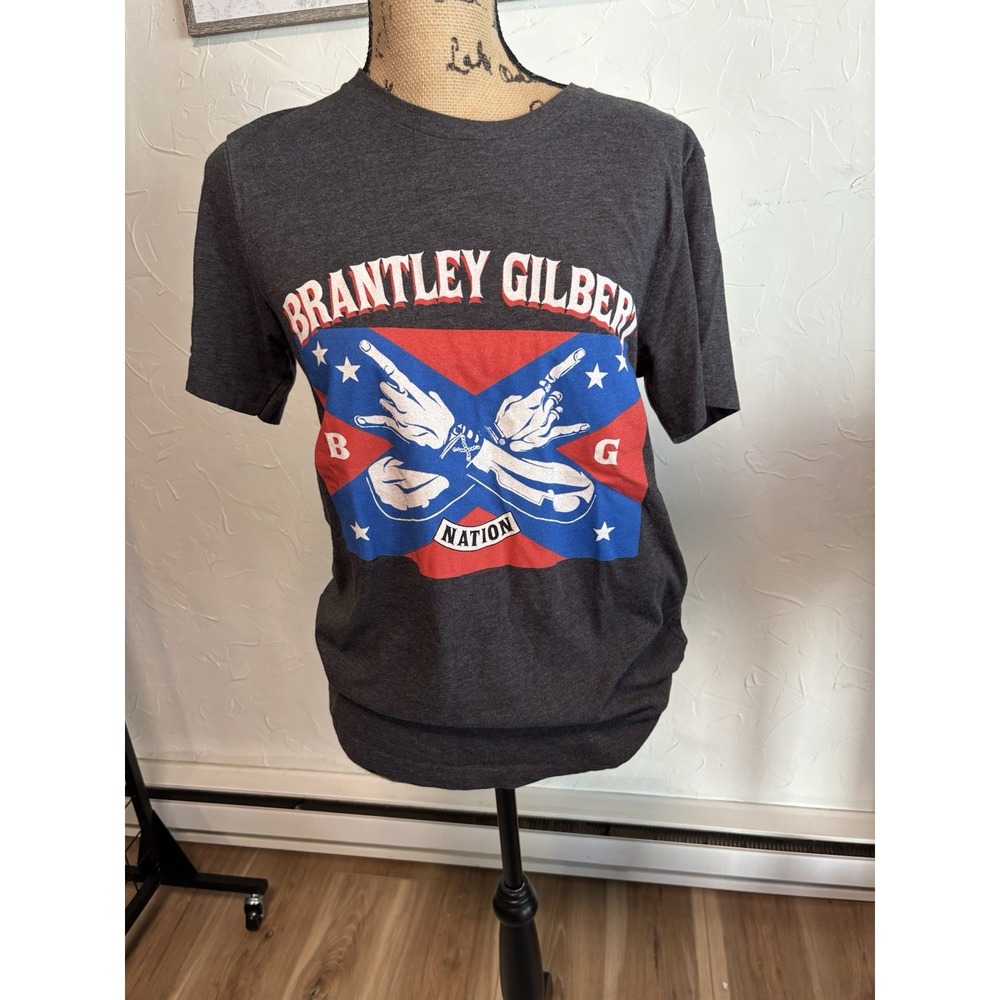 Brantley Gilbert BG Nation American Made T Shirt Mens Medium Country Music Tee